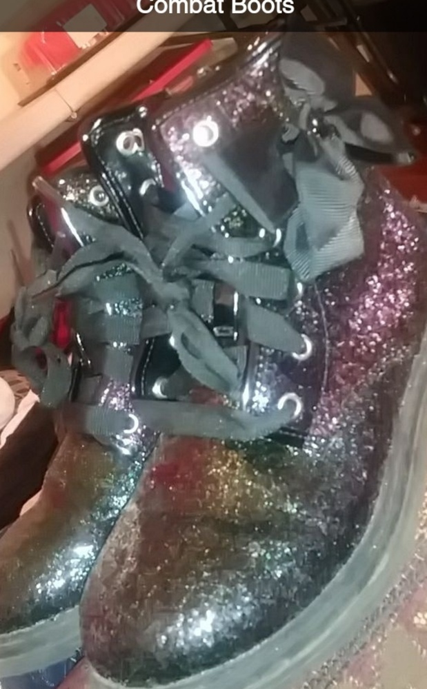 JoJo Bows Combat Boots